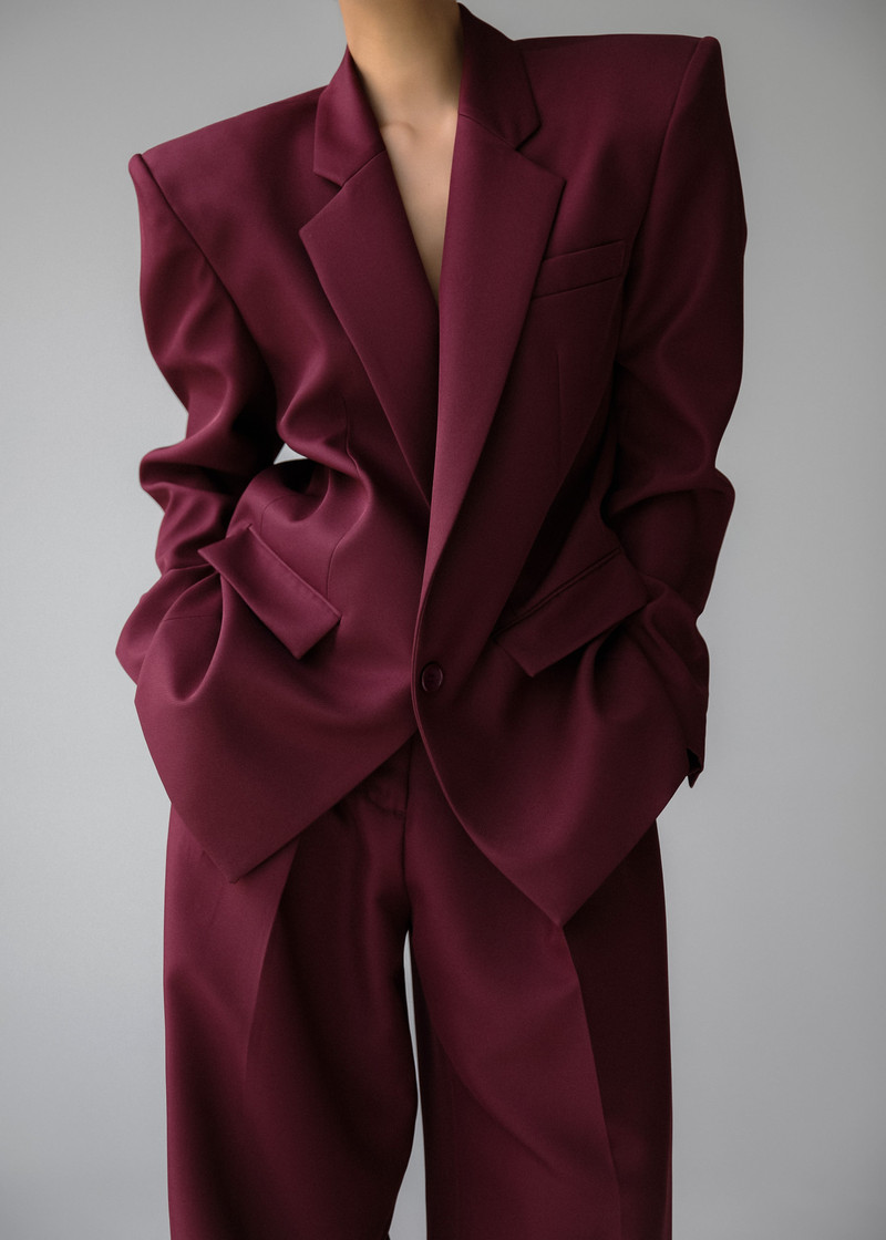 Jun Blazer - Burgundy 11