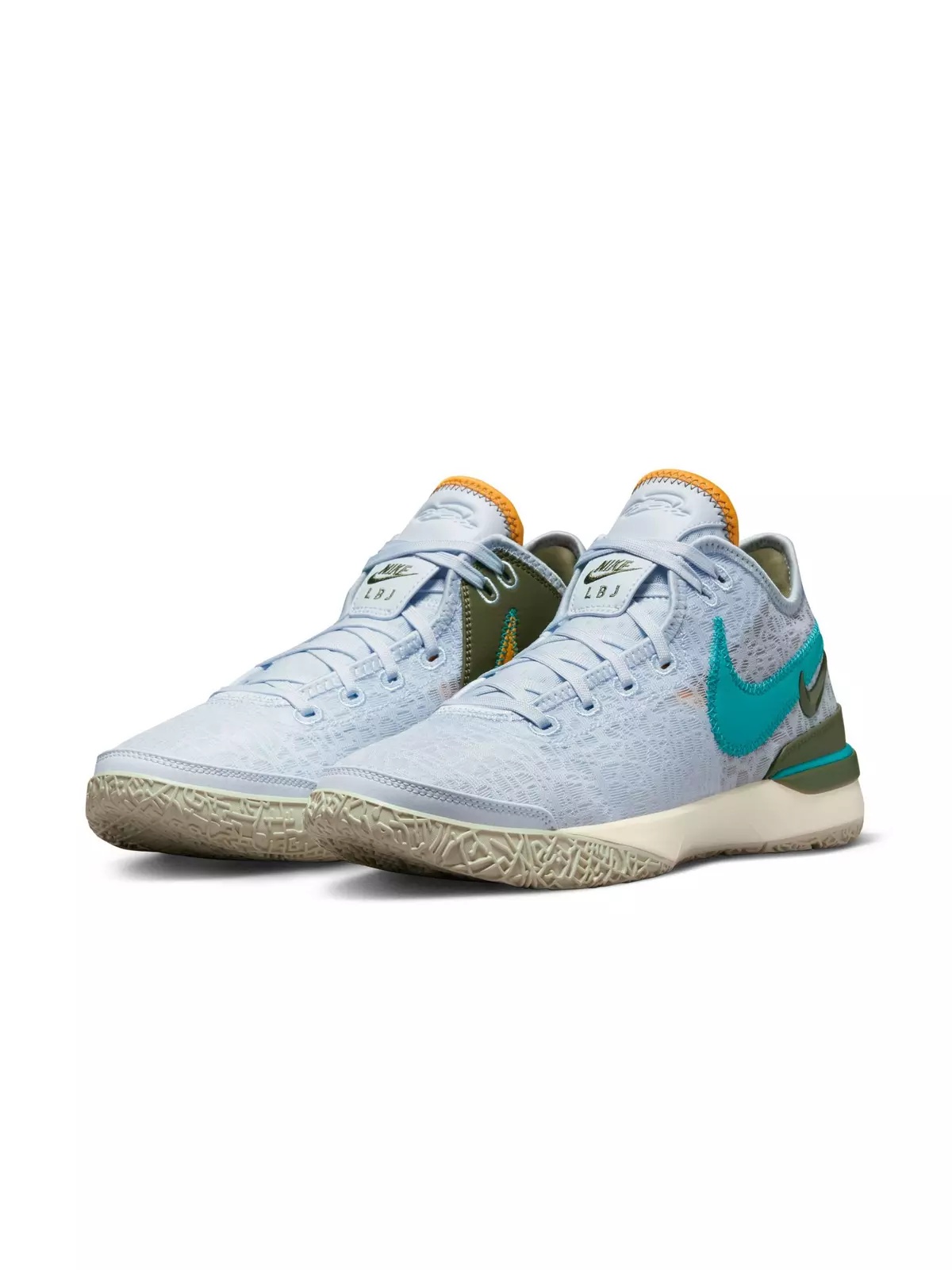 LeBron NXXT Gen "Blue Tint/Teal Nebula/Guava Ice" Men's Basketball Shoe - 6