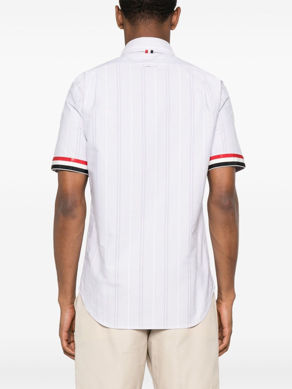 RWB-edge striped shirt - 4