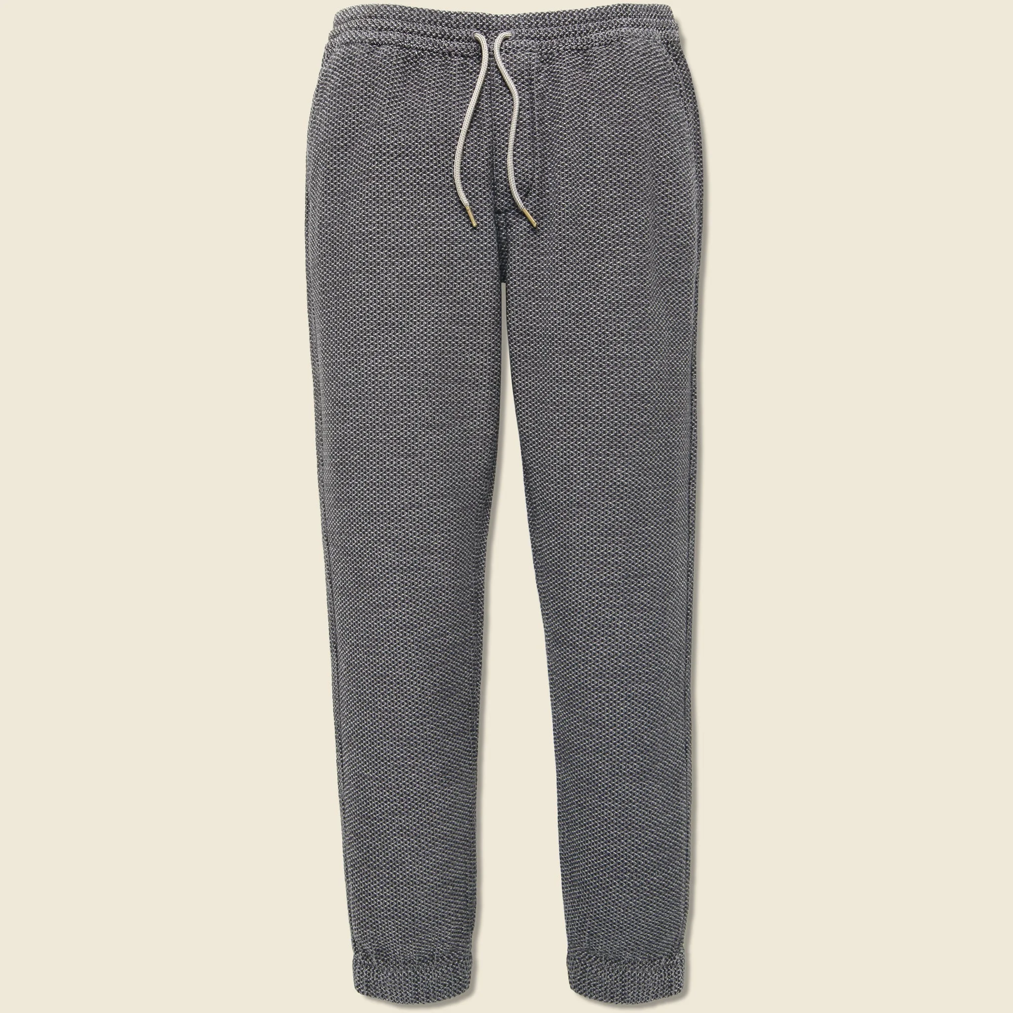 Apres Pant - Charcoal Sashiko - 1