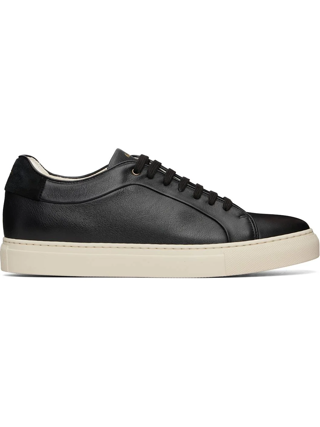 Black Leather Basso Sneakers - 1
