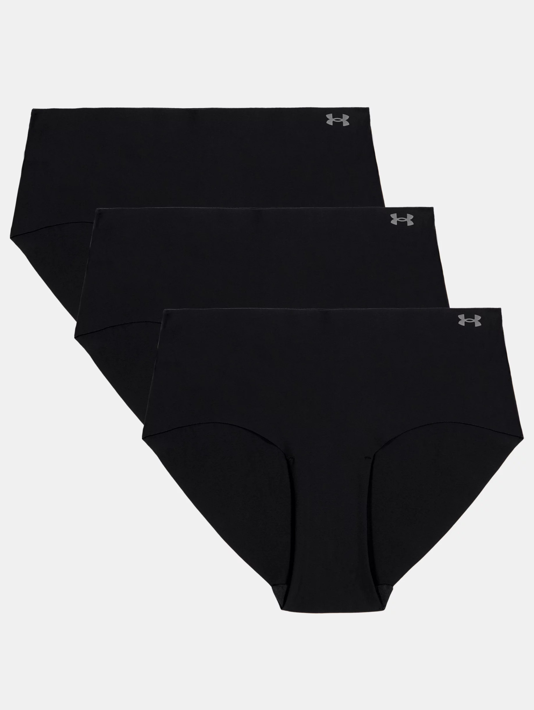 Women's UA Pure Stretch 3-Pack No Show Hipster - 4