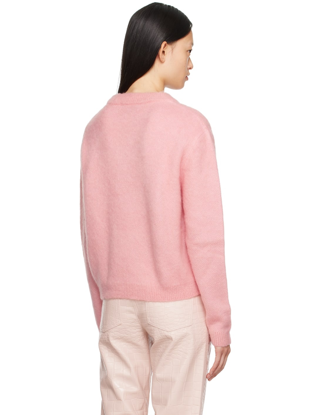 Pink Jacquard Sweater - 3