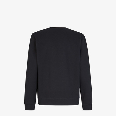 FENDI Black jersey sweatshirt outlook