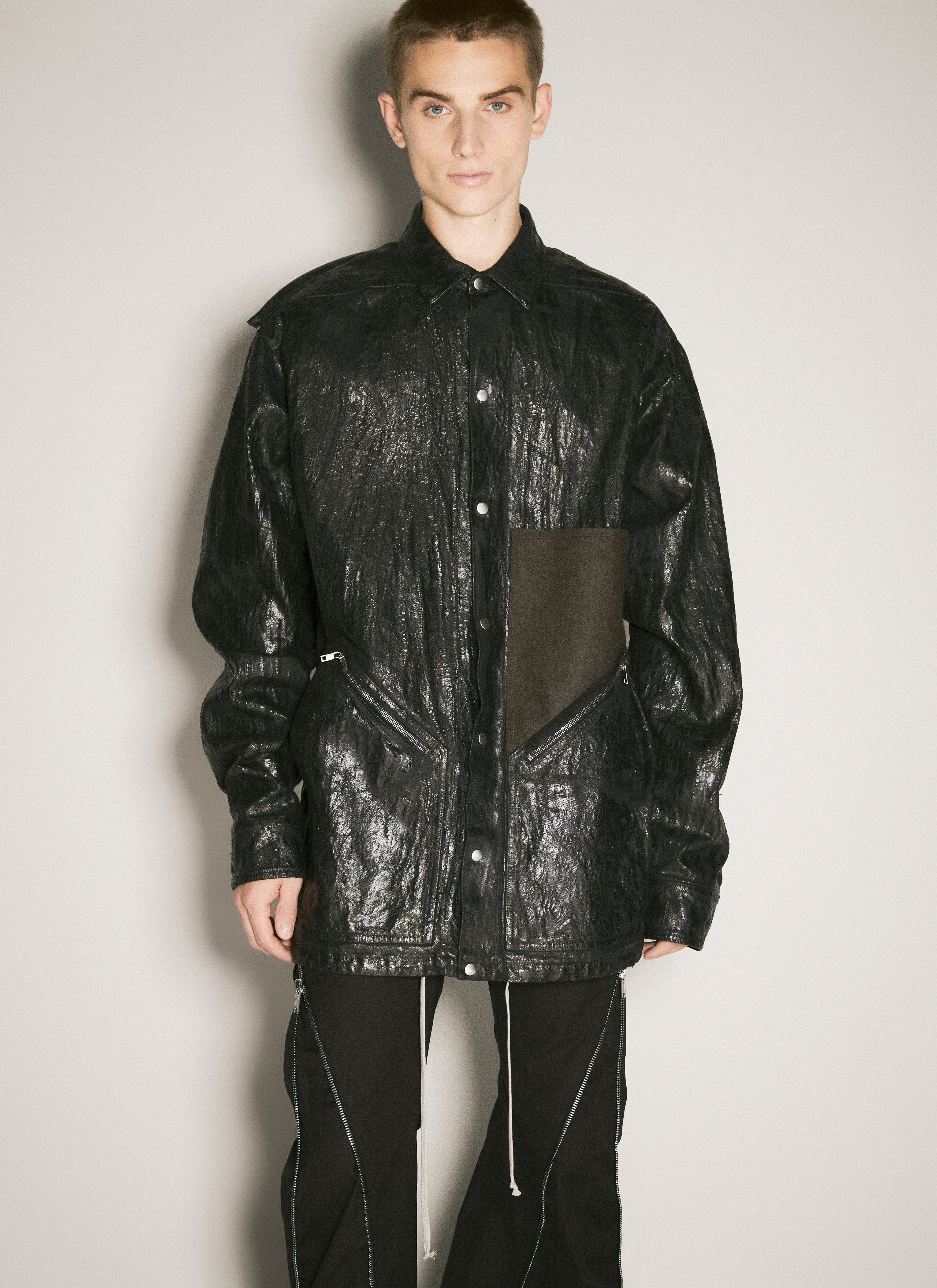 Distressed Denim Jacket - 1