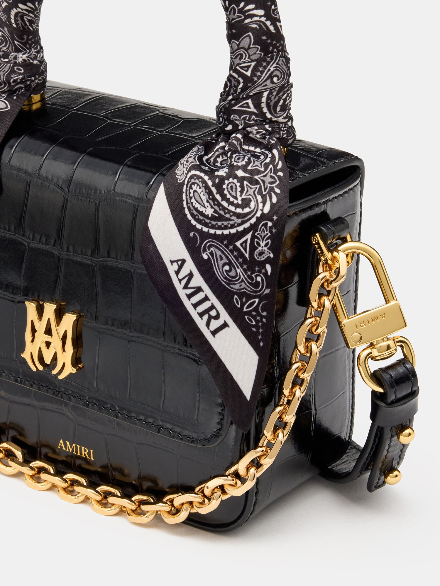 WOMEN'S CROC EMBOSSED MICRO MA BAG - 4