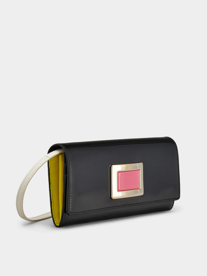 Roger Vivier Belle Vivier Essential Metal Buckle Wallet outlook