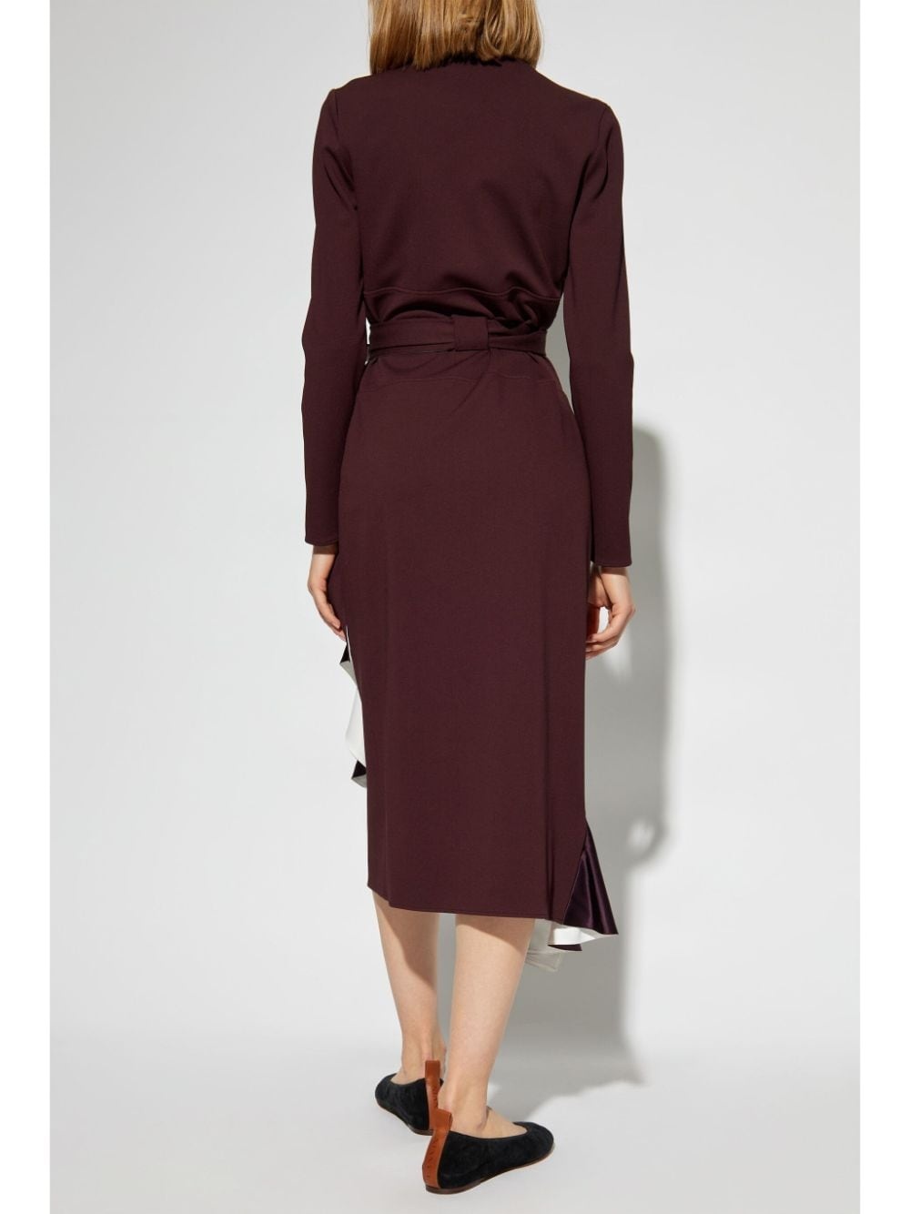 wraparound midi dress - 4