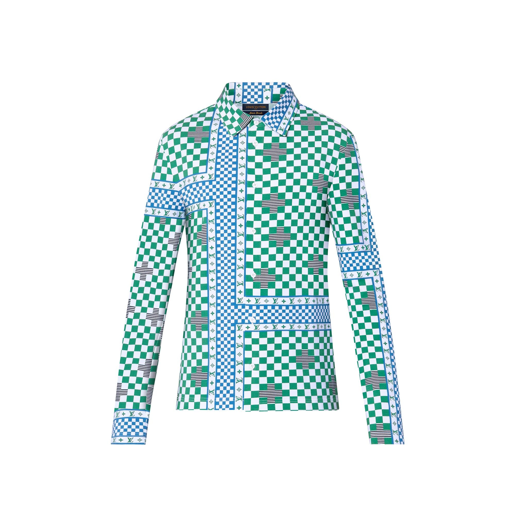 Printed Slim Jersey Shirt - 1