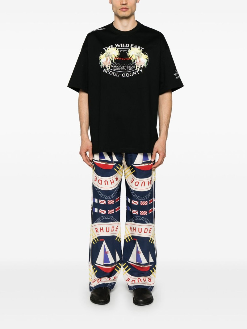 Wooyoungmi palm tree T-shirt outlook