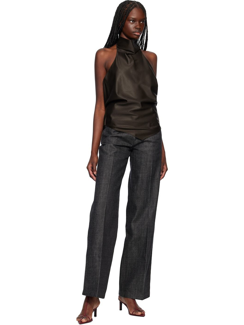GIA STUDIOS Brown Yem Blouse outlook
