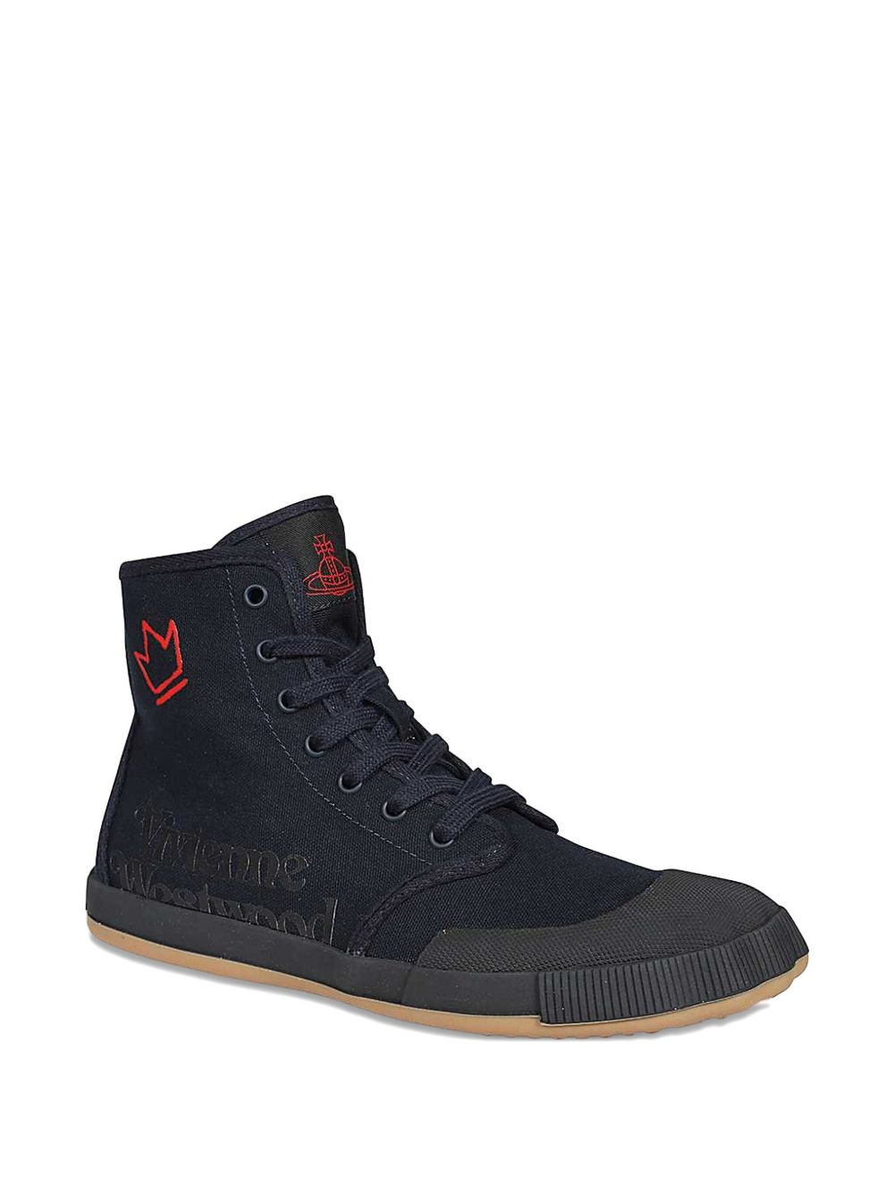 logo-print high-top sneakers - 2