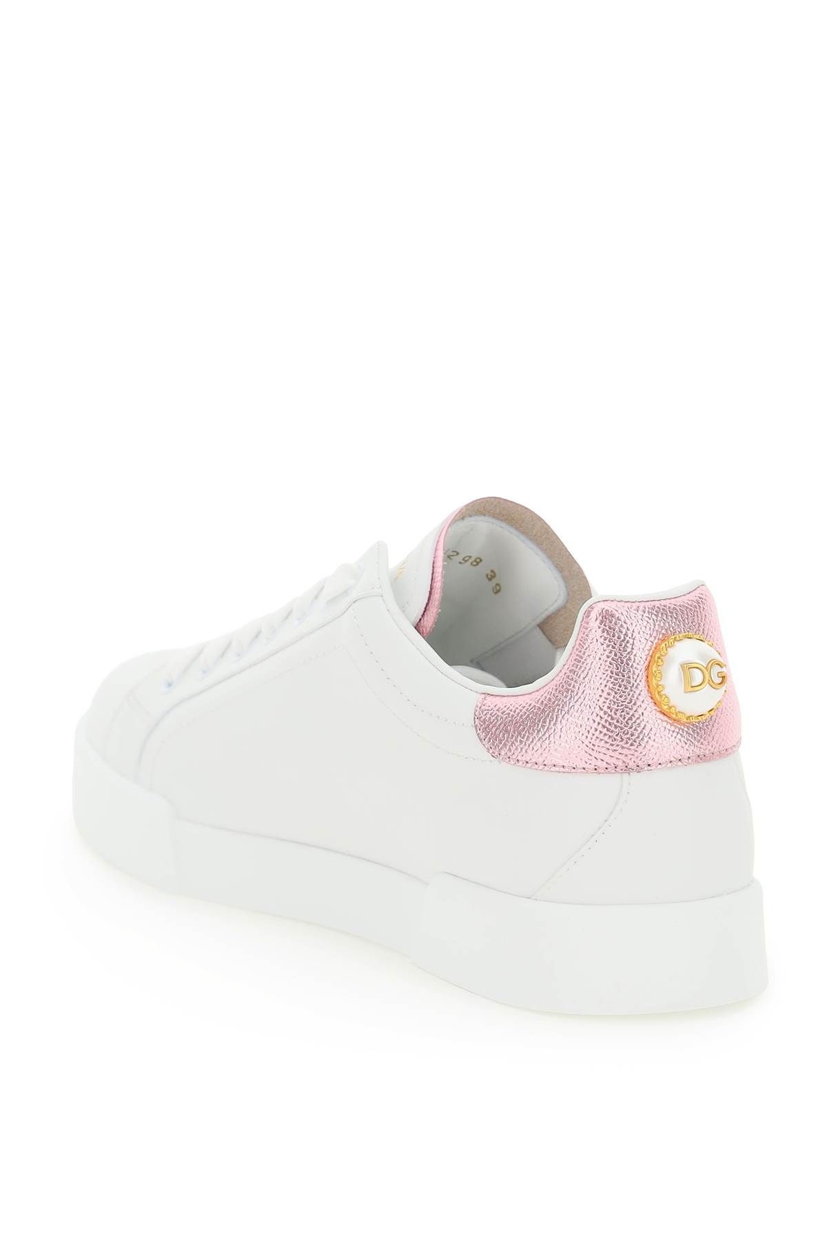 PORTOFINO SNEAKERS WITH PEARL - 2