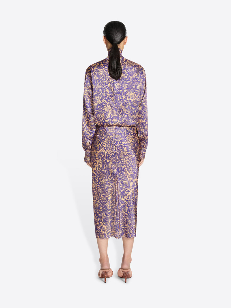 PRINTED SILK SKIRT 4