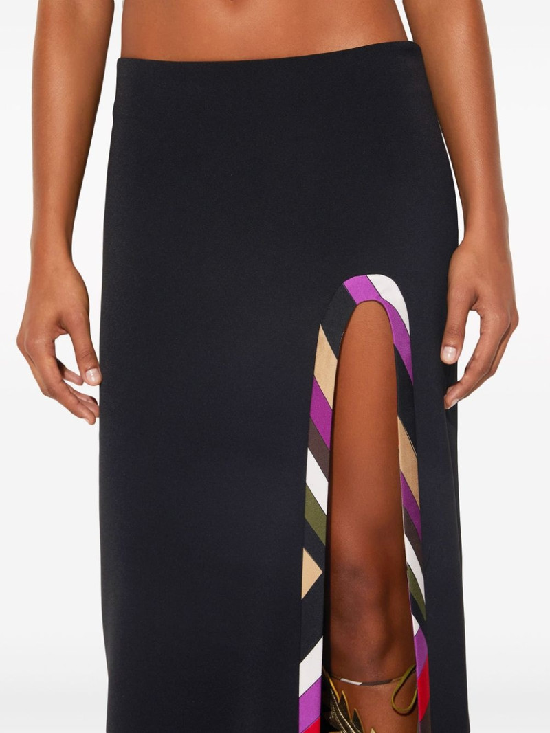 Iride-trim maxi skirt 5
