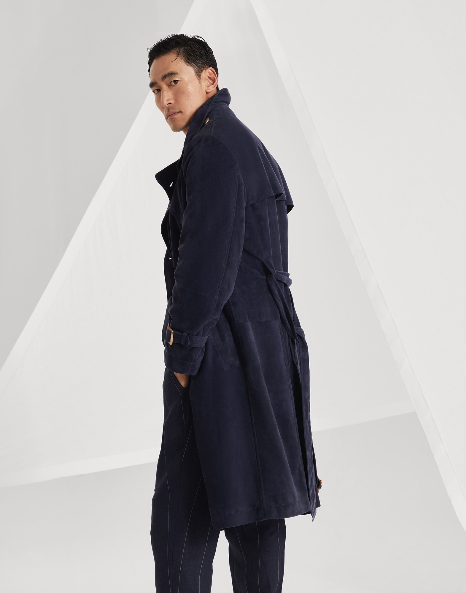 Suede trench - 2