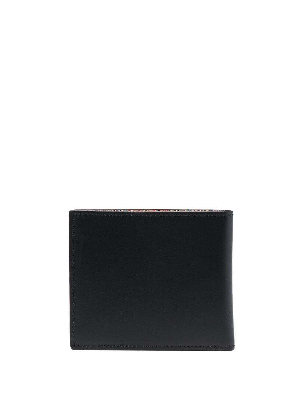 artist stripe-print leather wallet - 2
