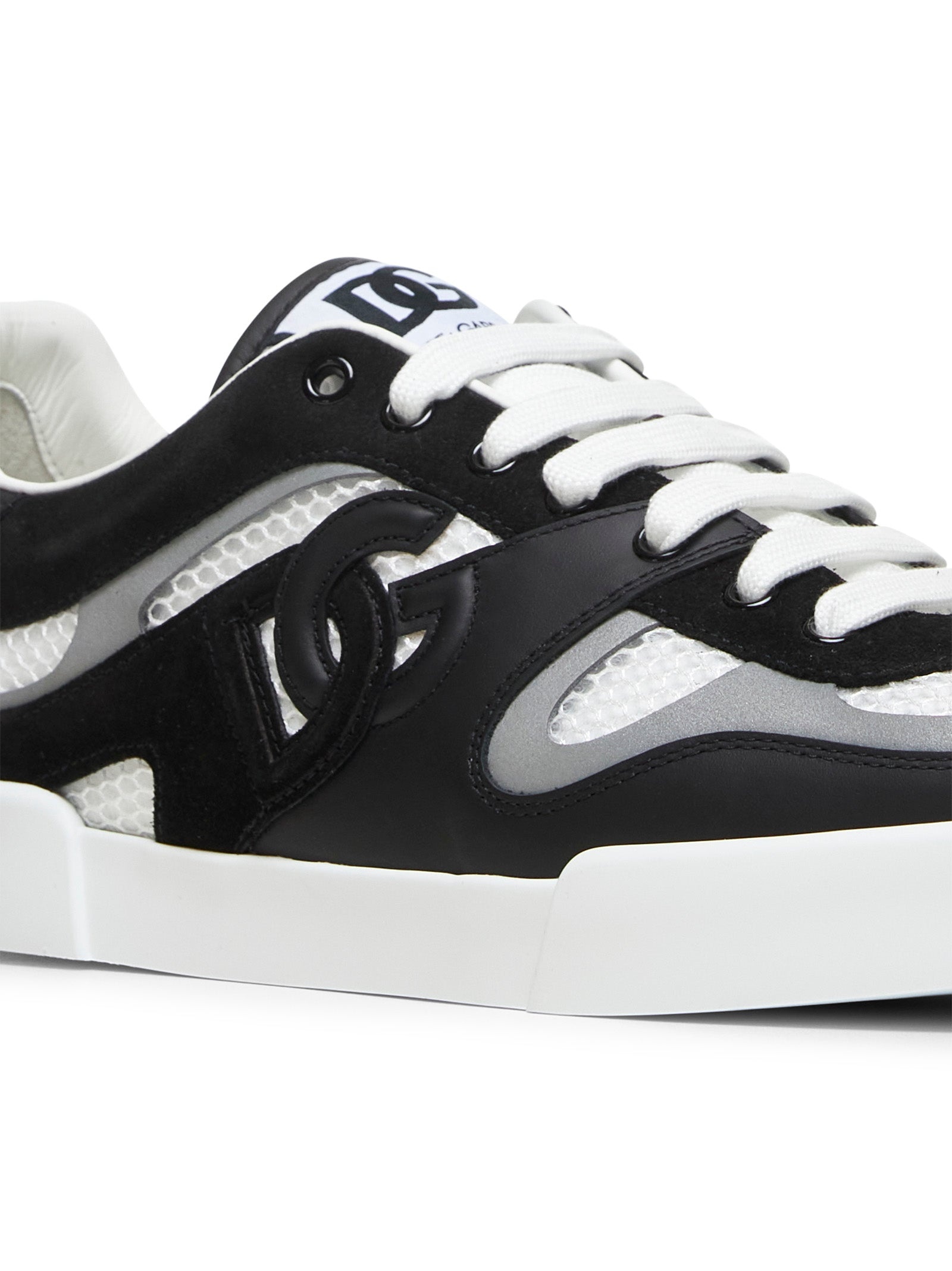 White and black Portofino Light sneakers - 4