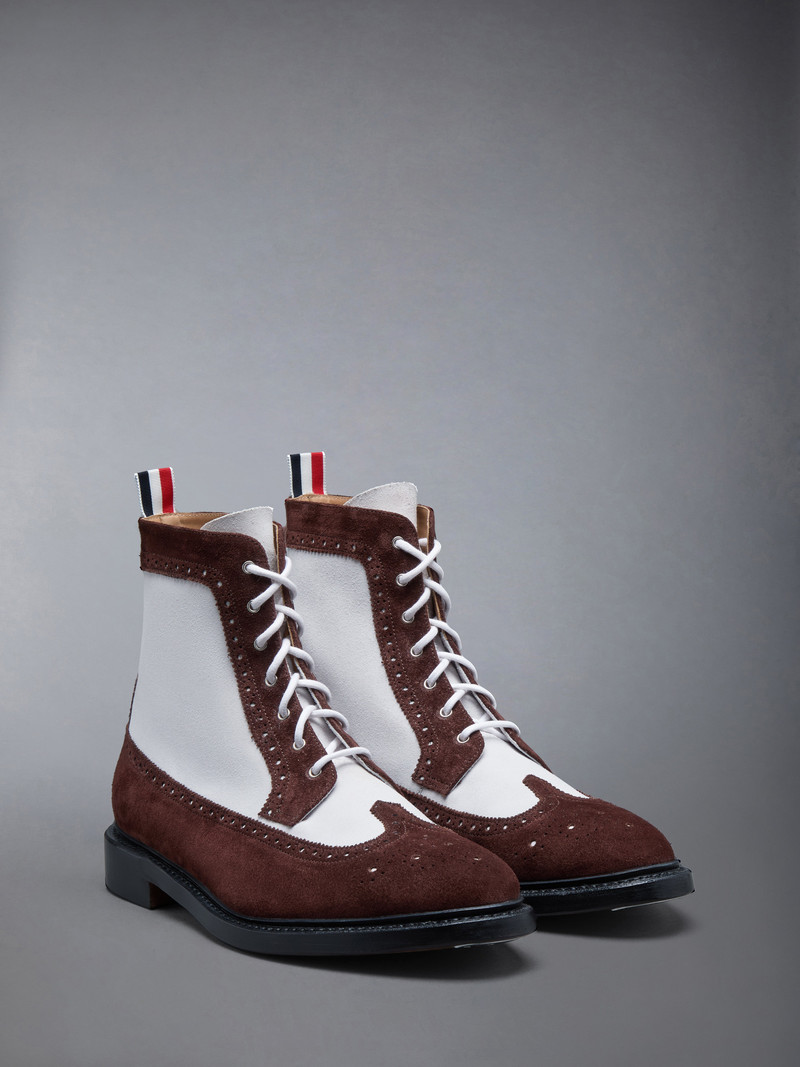CALF SUEDE LONGWING BOOT 2