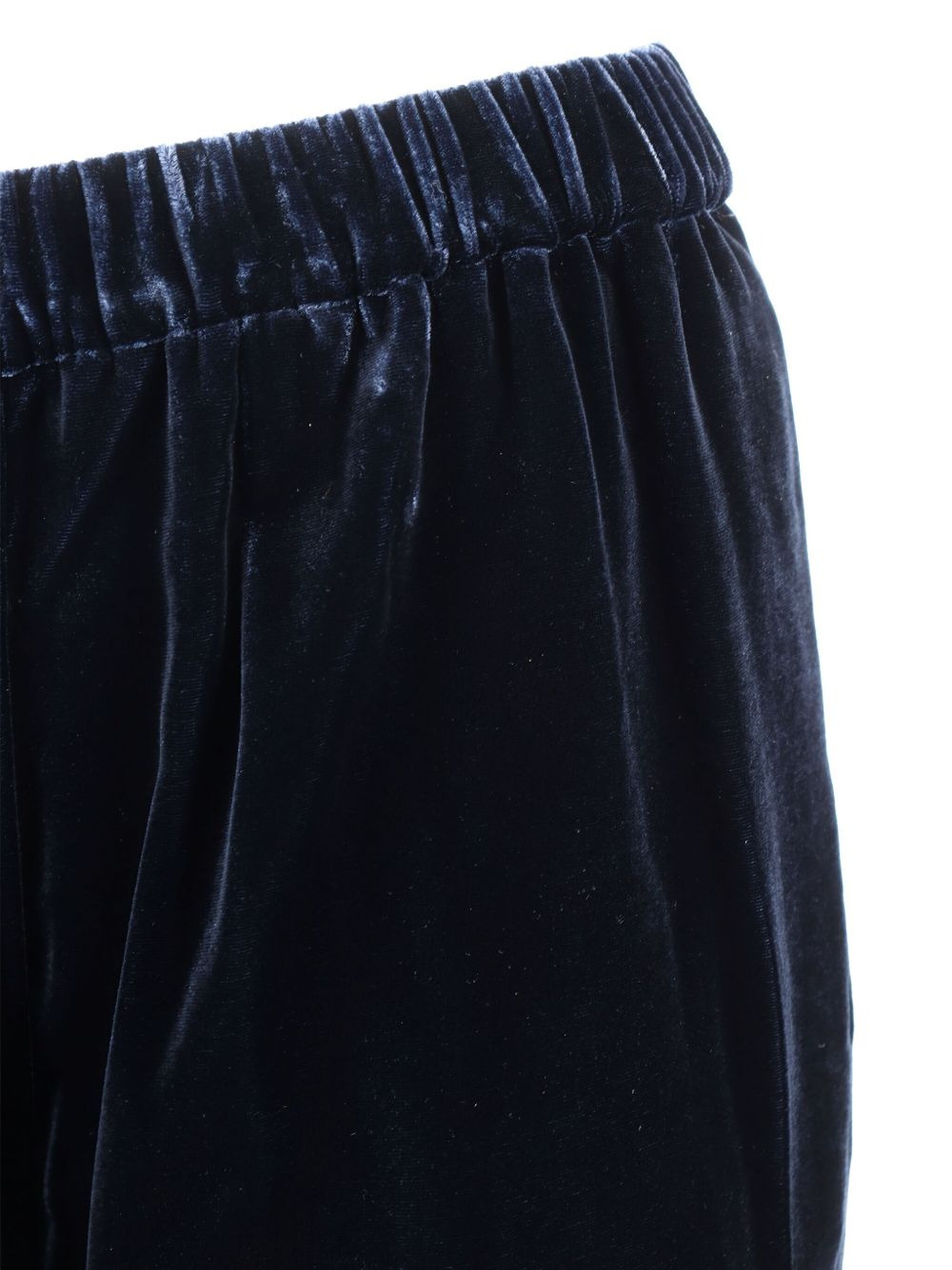 velvet cropped trousers - 3
