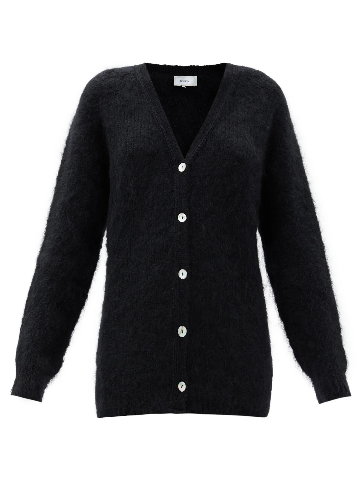 Marcilly mohair-blend cardigan - 1