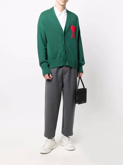 AMI Paris elasticated drawstring-ankle track pants outlook