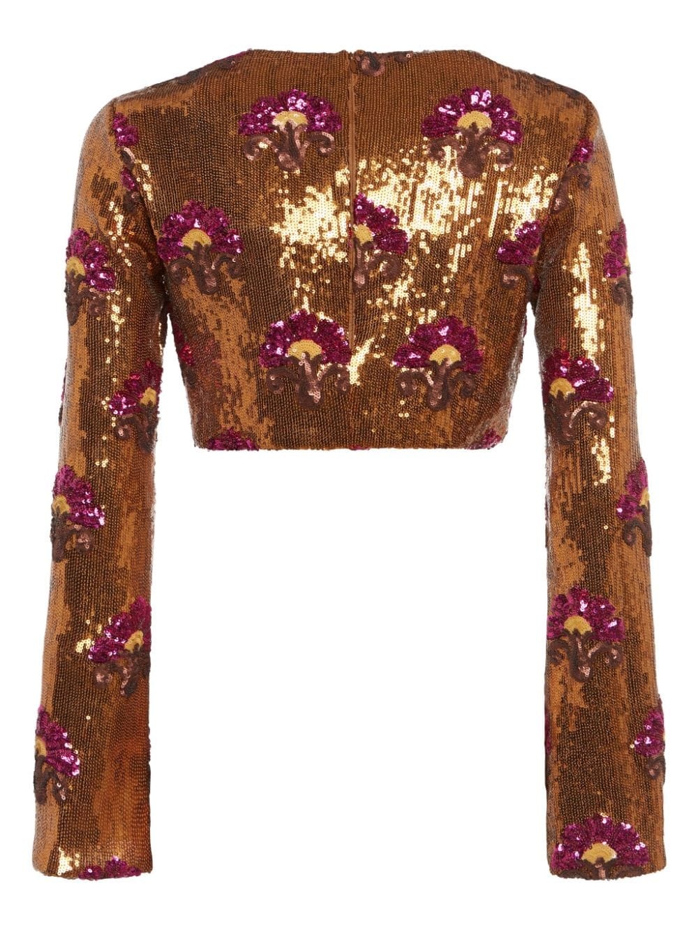 Holly sequined cropped top - 5