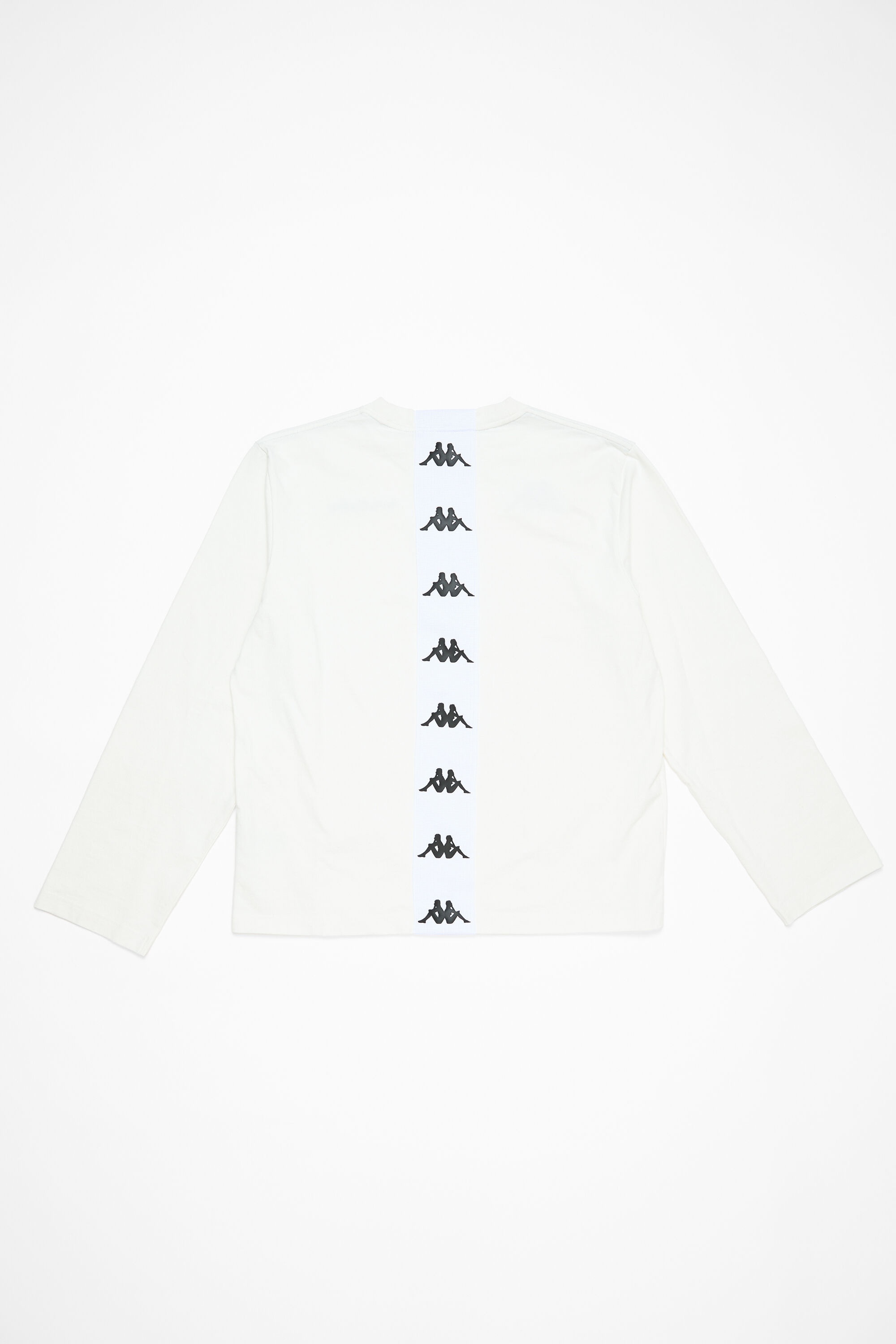 Long sleeve logo t-shirt - Acne Studios x Kappa - White - 6