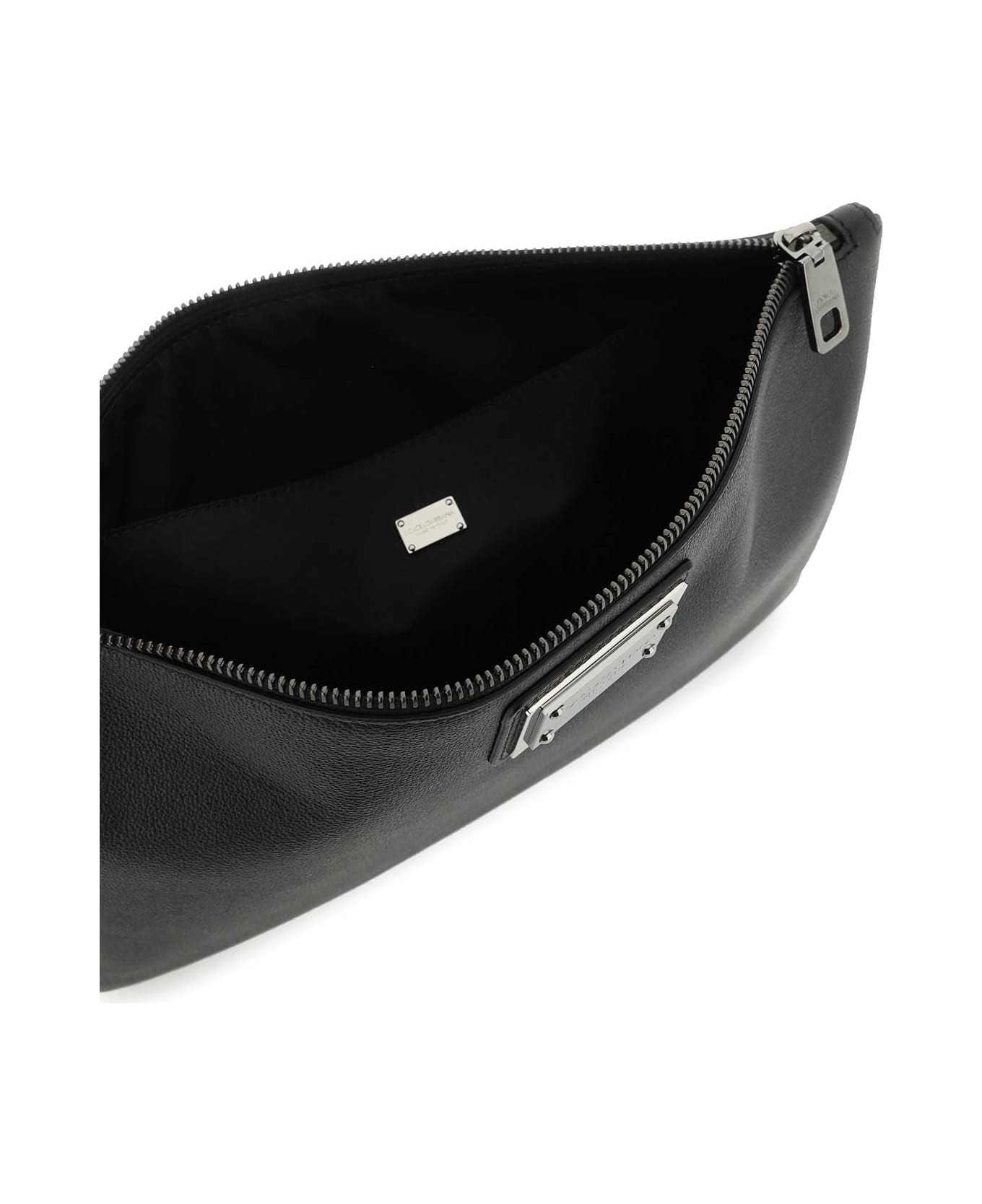 Leather & Nylon Pouch - 4