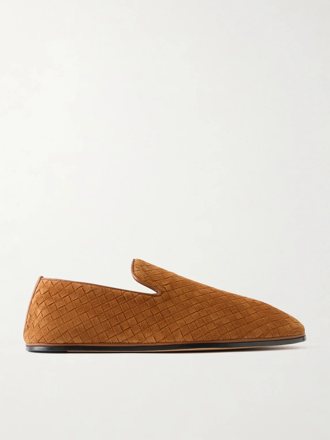 Palazzo Intrecciato Suede Loafers - 1