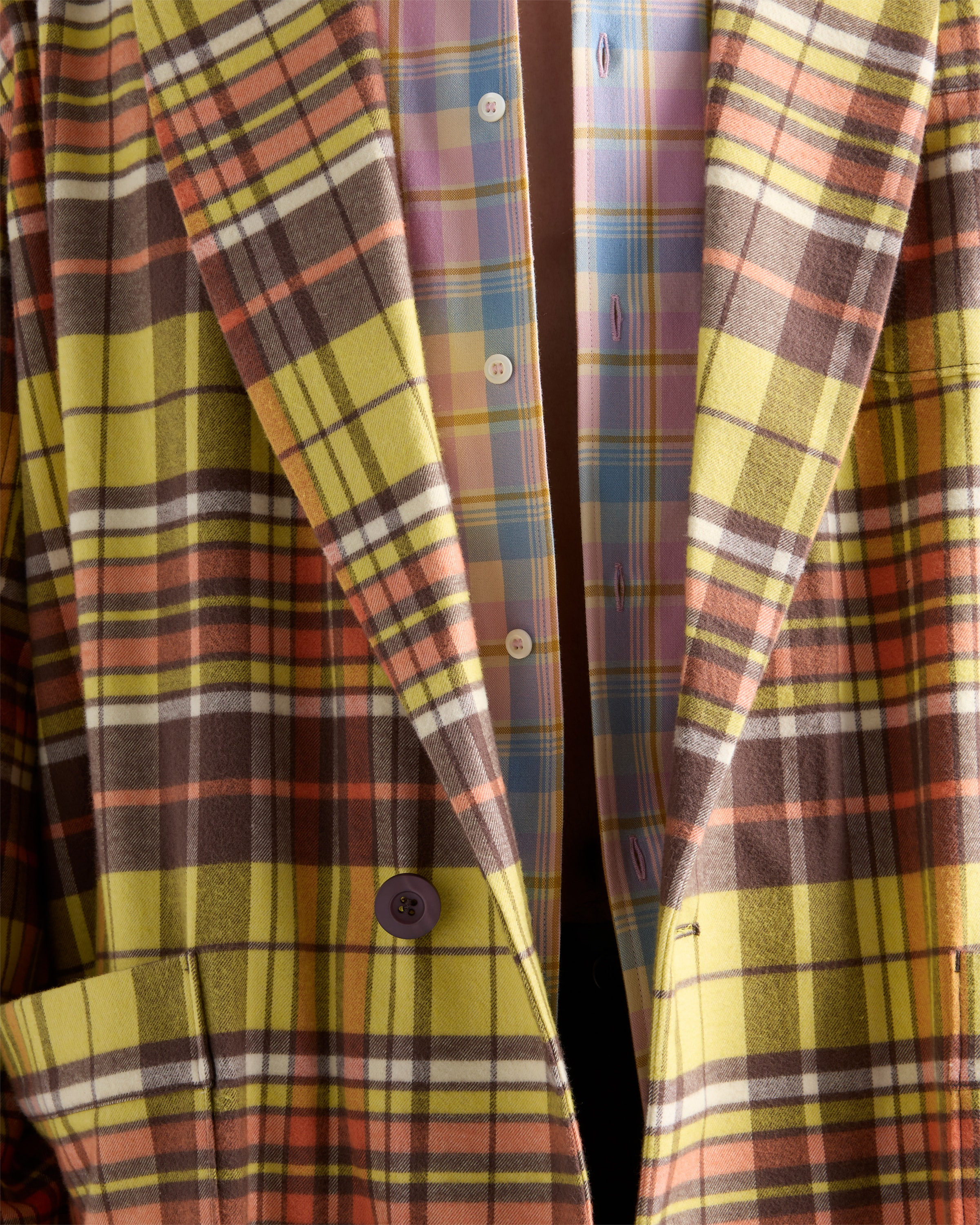 Checked cotton button-down shirt - 3