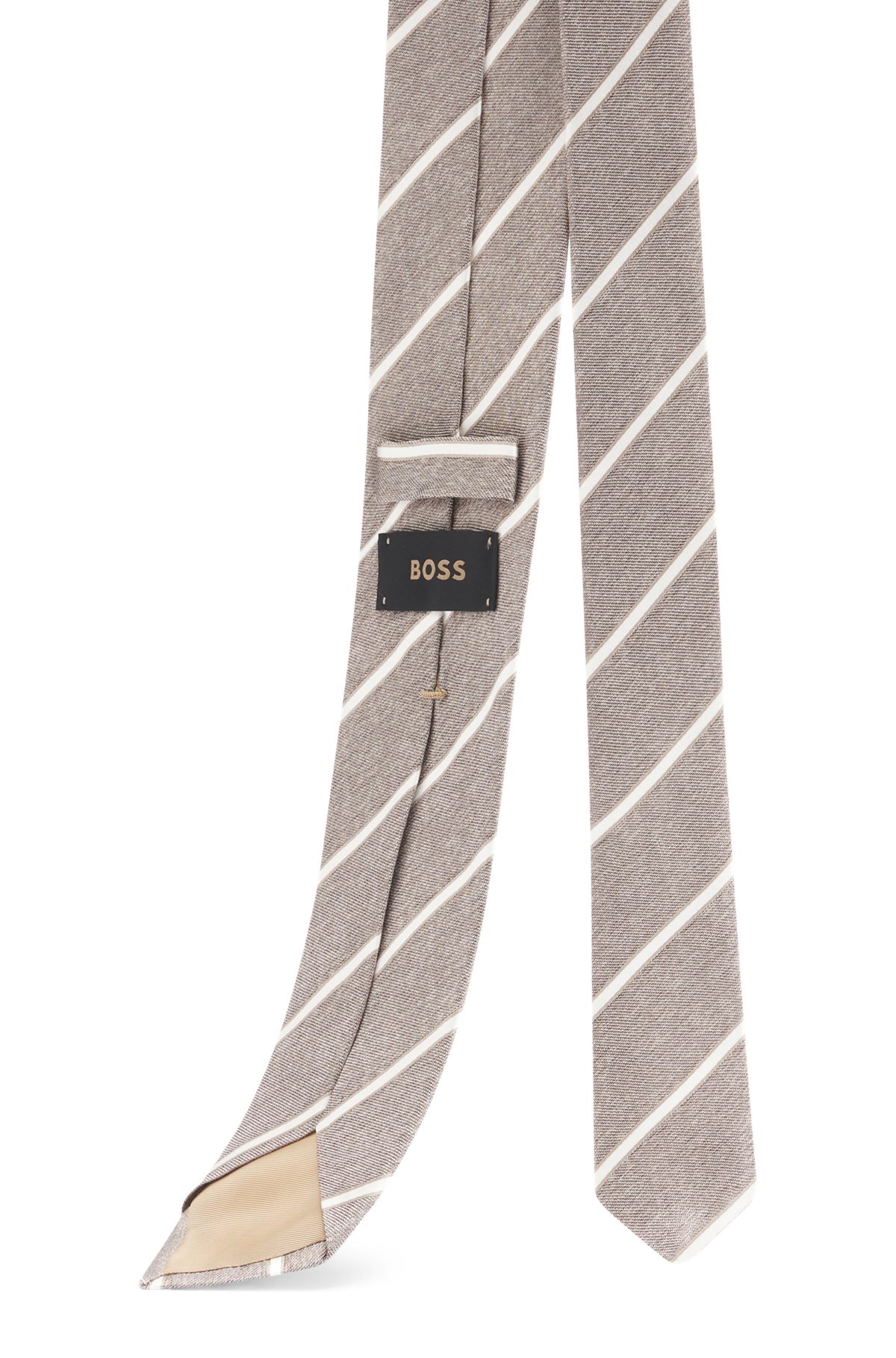 STRIPED TIE IN ITALIAN-MADE SILK - 5