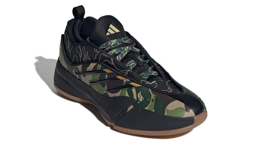 adidas x A Bathing Ape Dame 9 'Core Black Camo' JH6358 - 2
