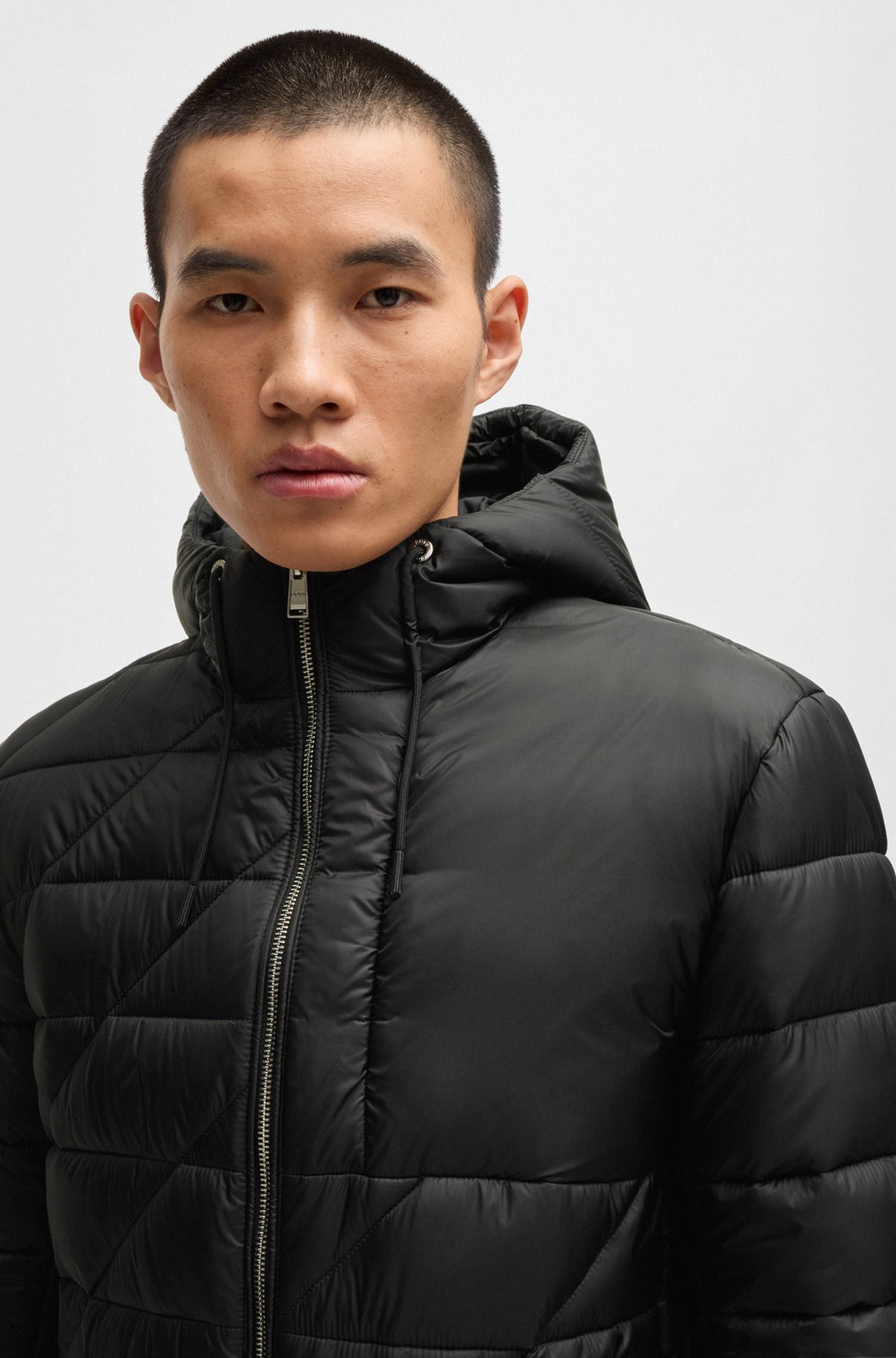 WATER-REPELLENT JACKET WITH DOUBLE B MONOGRAM - 5