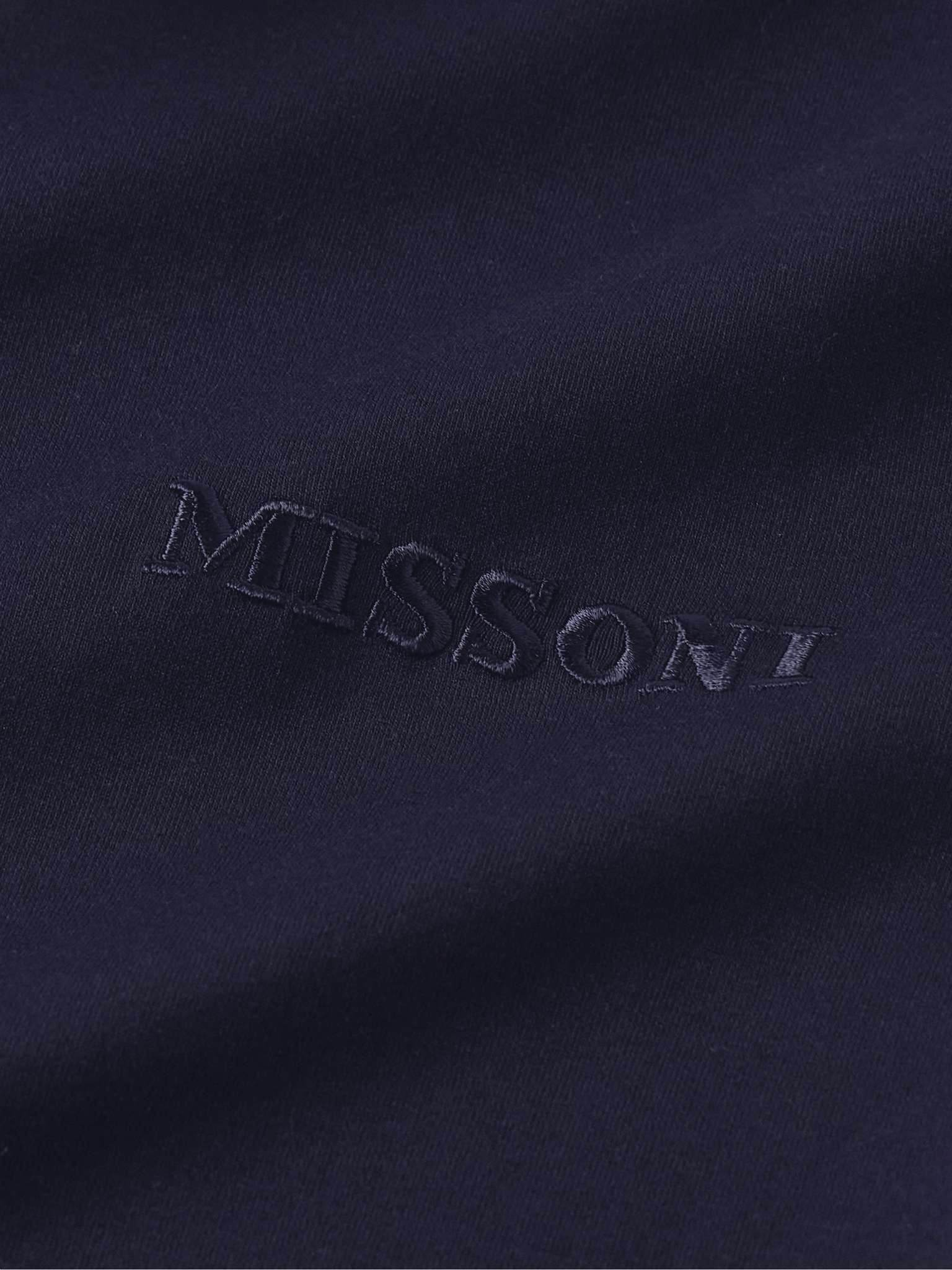Logo-Embroidered Cotton-Jersey T-Shirt - 4