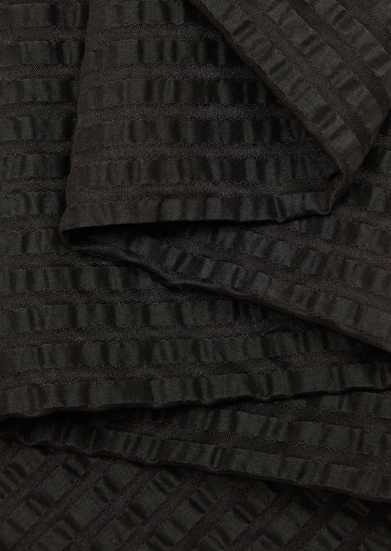 Silk and cotton seersucker blend scarf - 2