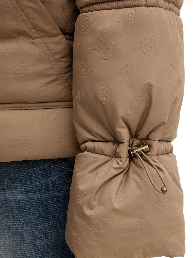 hooded pattern puffer jacket 5