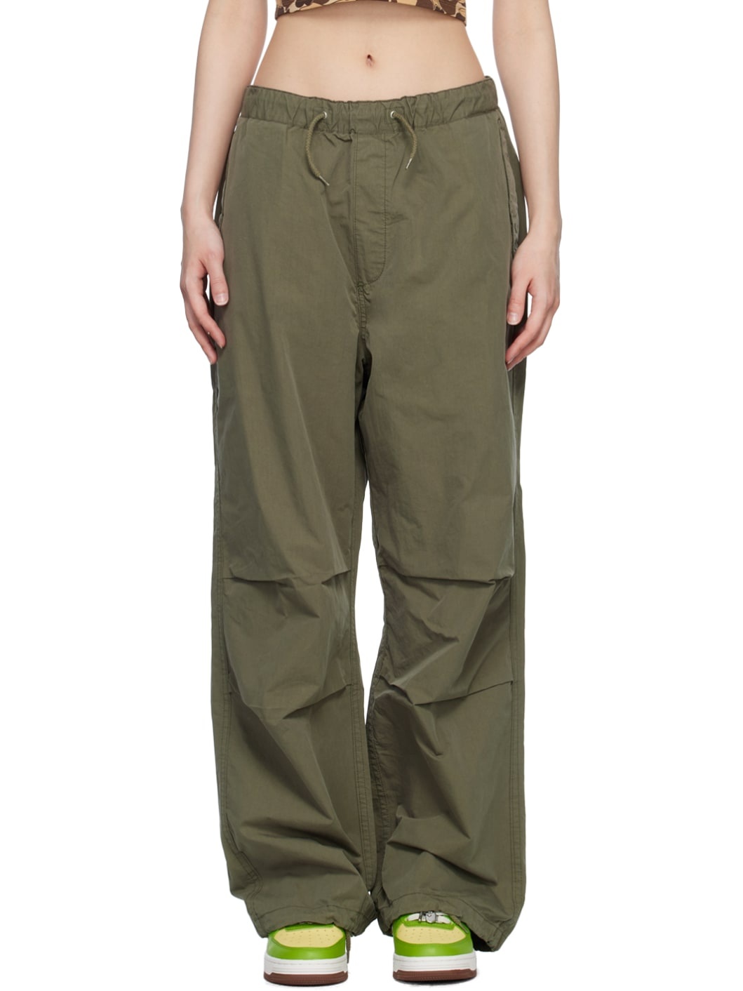 Khaki Army Trousers - 1