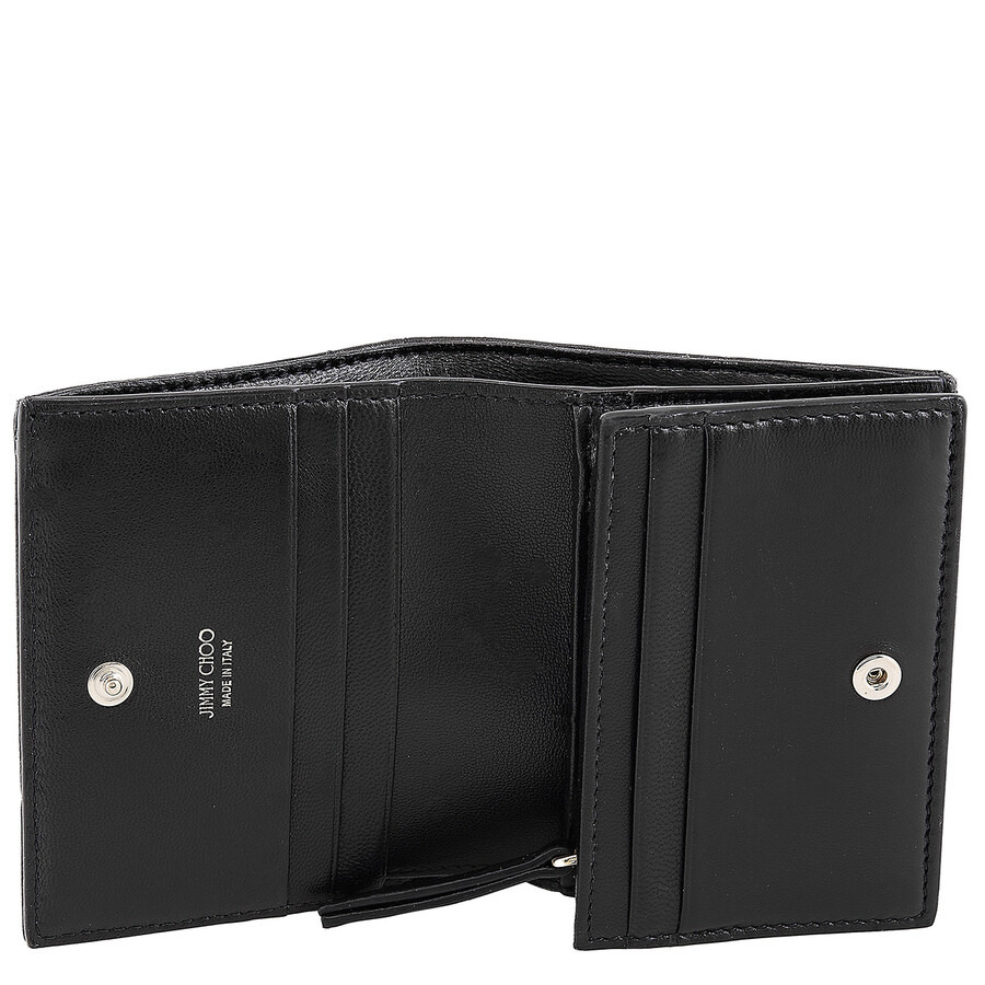 Jimmy Choo Hanne JC Emblem Leather Wallet - 5