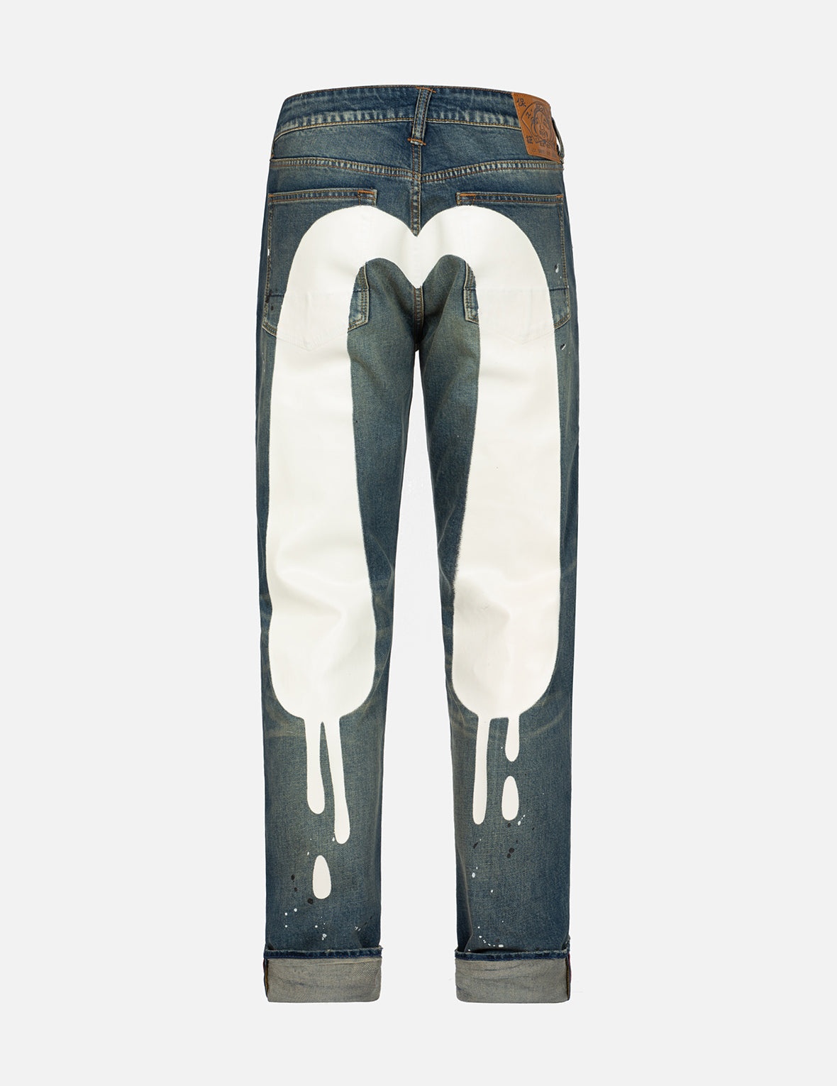 Graffiti Daicock Print Carrot Fit Jeans #2017 - 1