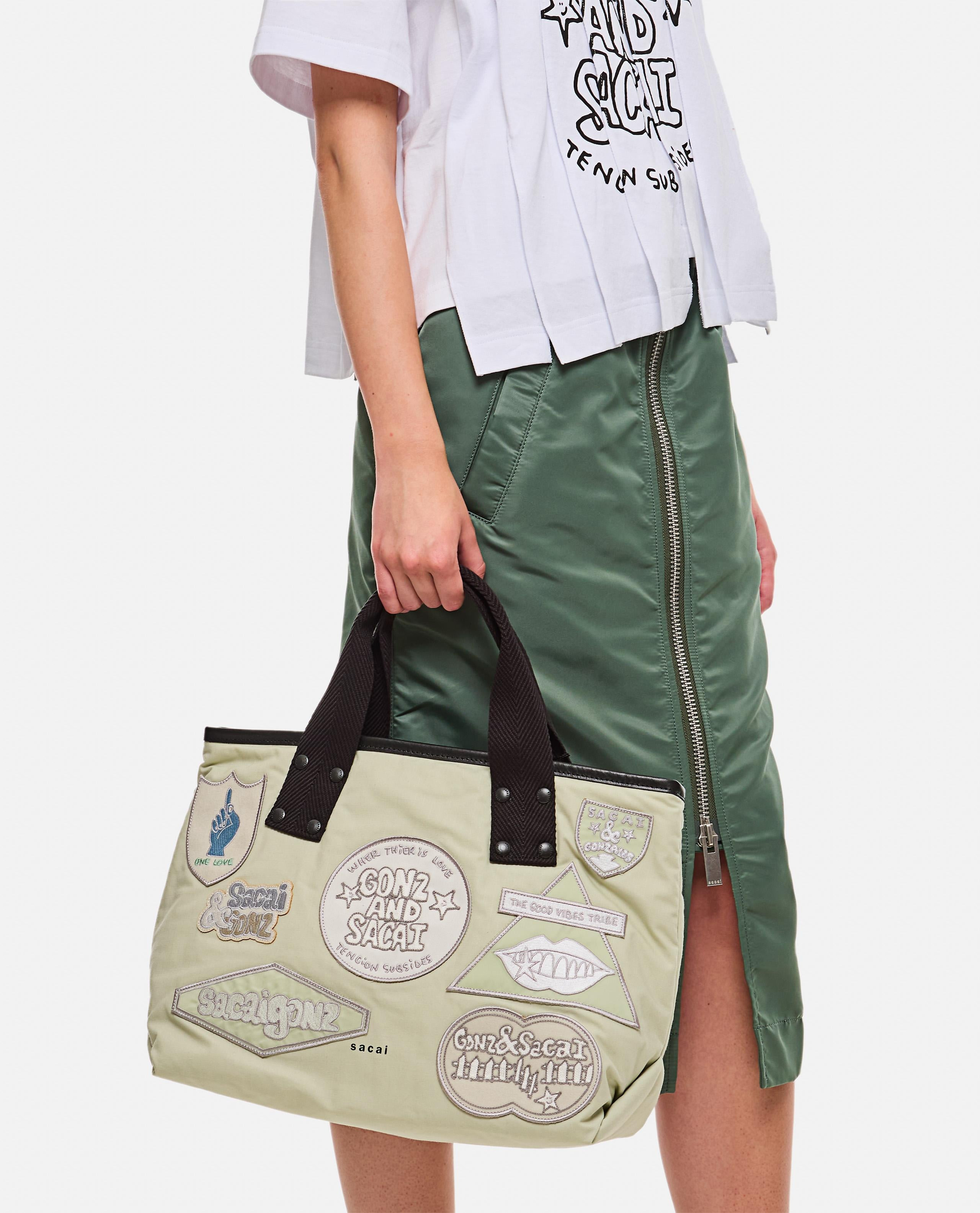 SACAI X MARC GONZALES MEDIUM PATCH TOTE BAG - 2