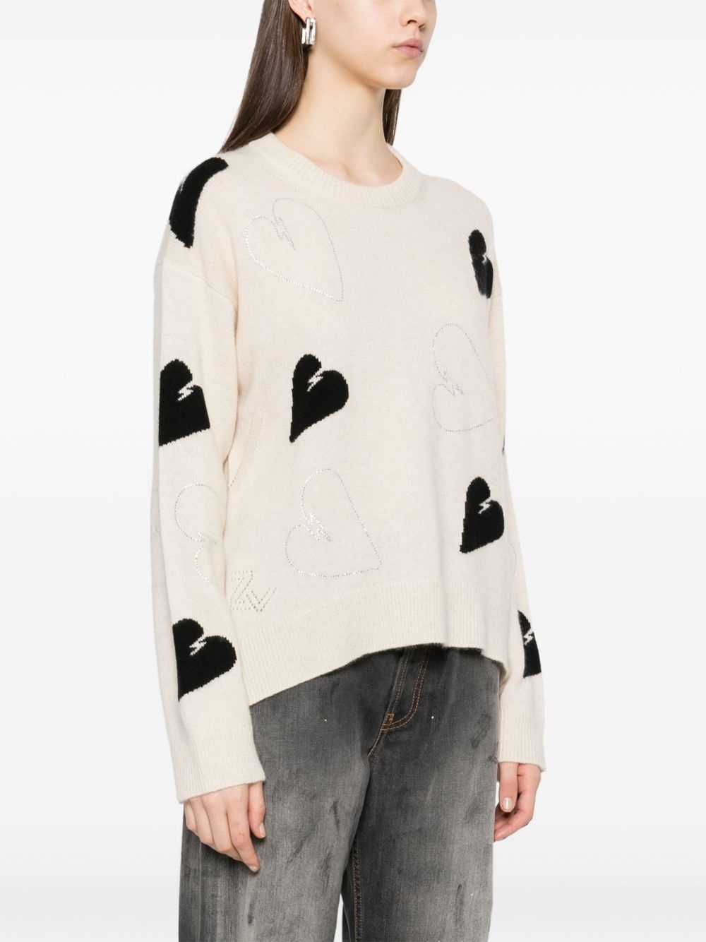 heart sweater - 3