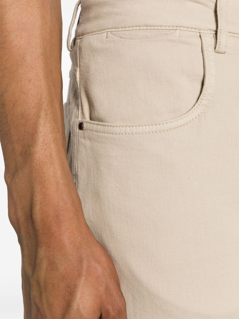 mid-rise slim trousers - 5