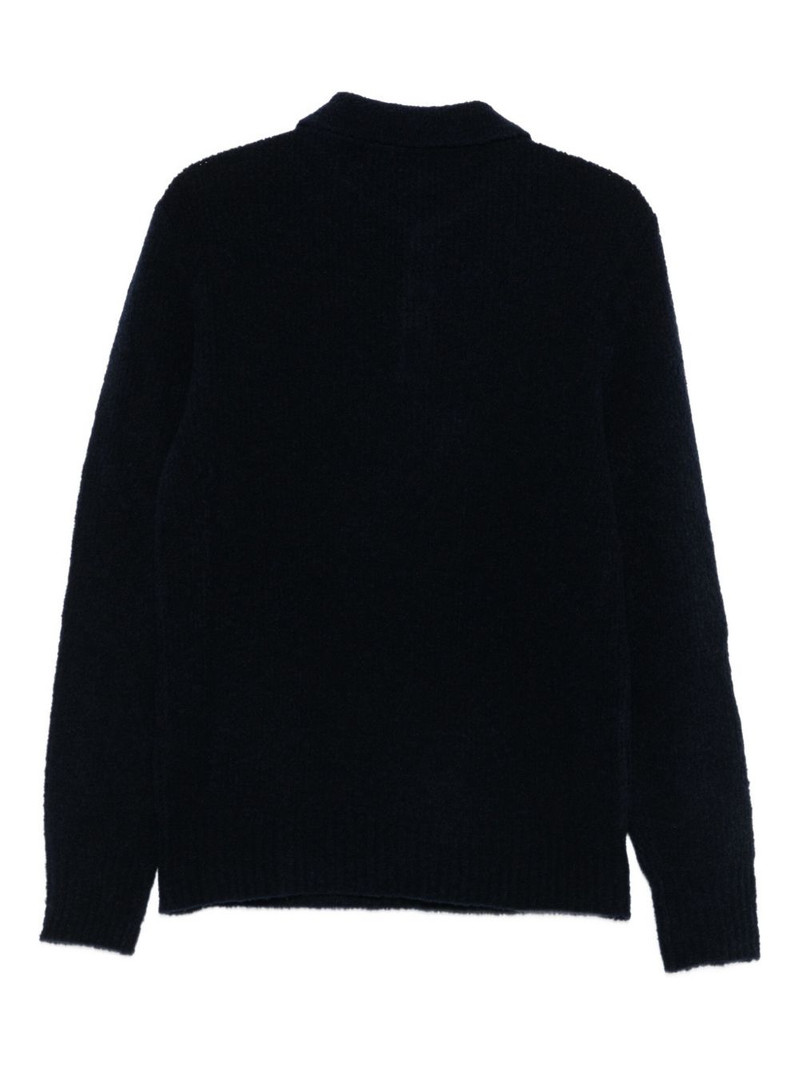 BARENA long-sleeved wool polo shirt outlook