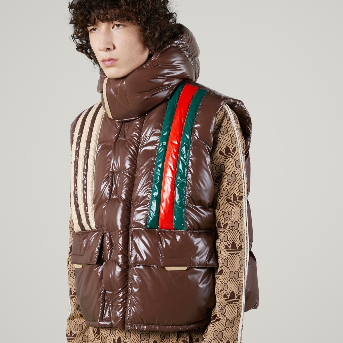adidas x Gucci down vest - 4