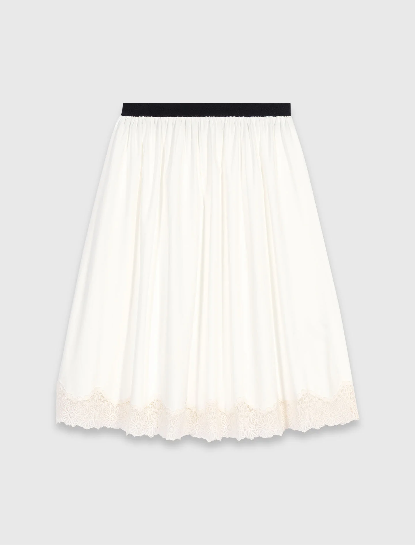 Tailored skirt with lurex - 1