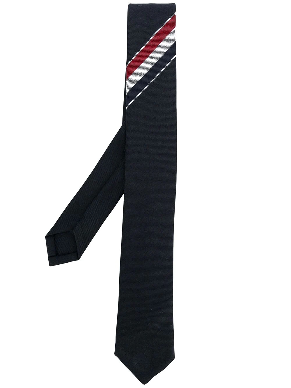 classic tie with engineered stripes - 1