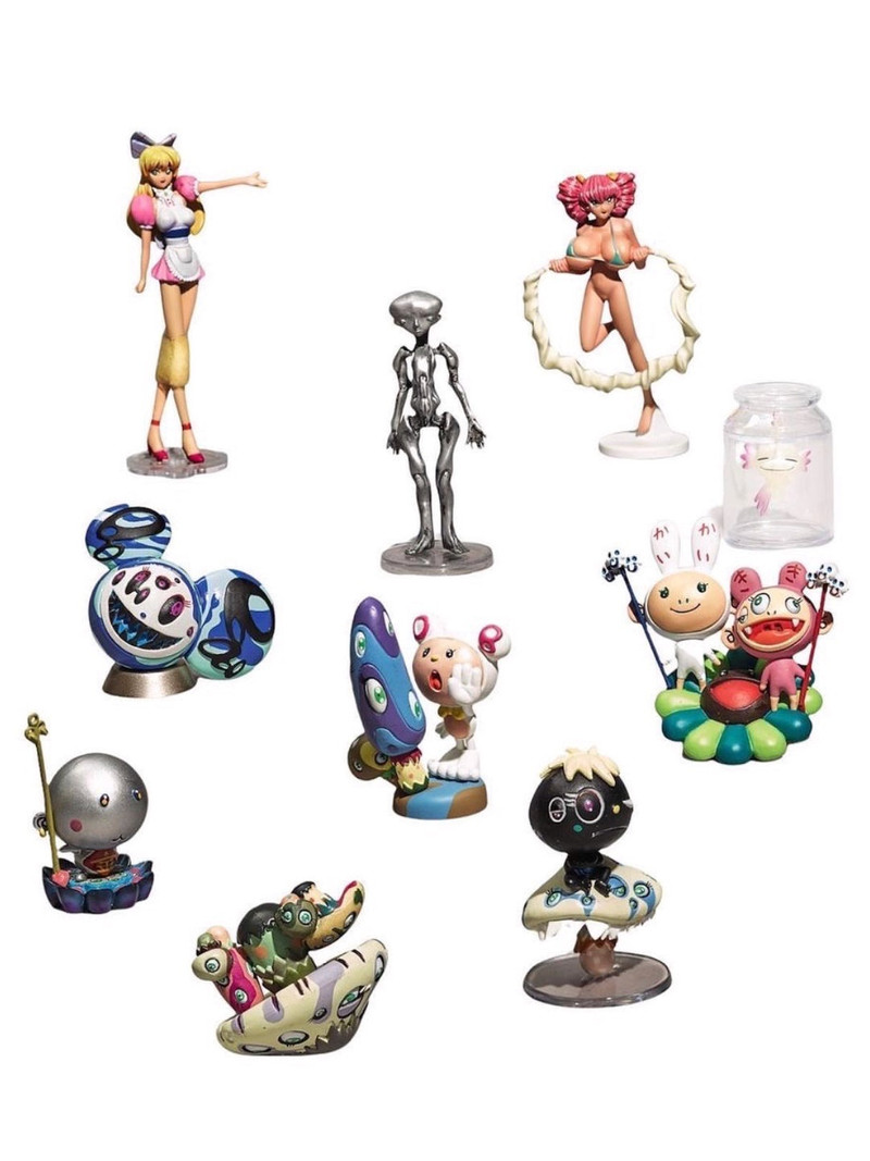 Takashi Murakami 2005 Superflat Collection Sealed Figurines Full Set - 1