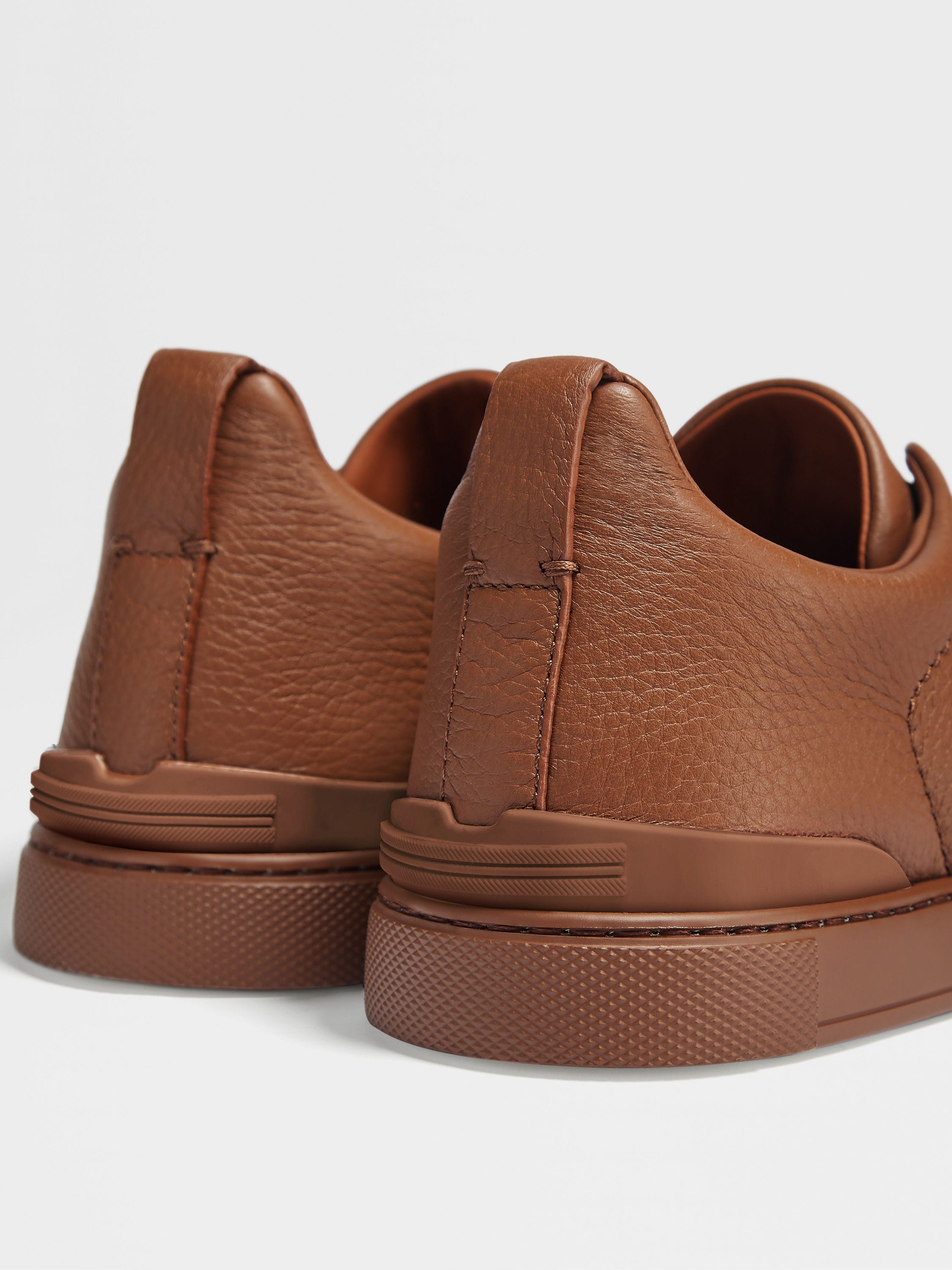 DARK FOLIAGE DEERSKIN TRIPLE STITCH™ SNEAKERS - 3