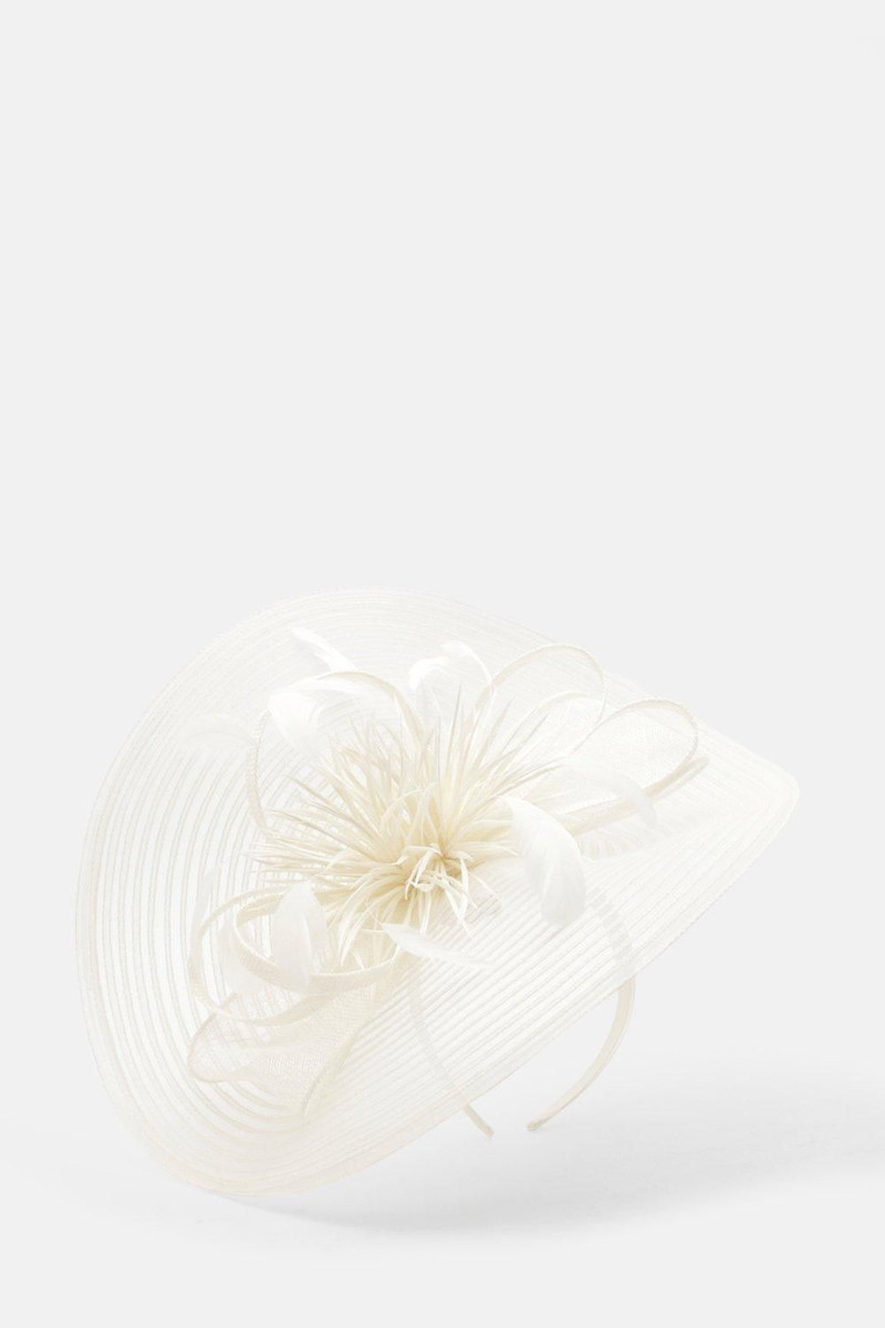 KAREN MILLEN Feather Detail Fascinator outlook